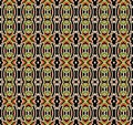 Ikat pattern seamless repeat vintage decor textile design organic hand made batik modern and trendy. Damask seamless floral vector