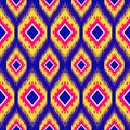 Ikat pattern textile tribal American African fabric geometric aztec motif mandalas native boho bohemian carpet