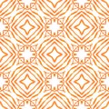 Ikat repeating swimwear design. Orange