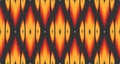 Ikat seamless geometric fabric pattern collar stitching style EP.1