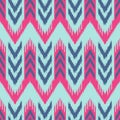 Ikat seamless pattern as cloth, curtain, textile design, wallpa