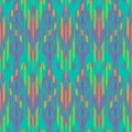 Ikat Seamless Pattern Design. Ethnic fabric. Bohemian fashion