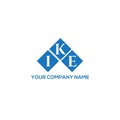 IKE letter logo design on WHITE background. IKE creative initials letter logo concept. IKE letter design.IKE letter logo design on