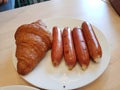 Ikea Croissant with sausages