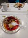 Ikea food court meal