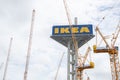 IKEA largest furniture store chain from Sweden construction expand new area in Thailand at Central Plaza Westgate.,07 June 2020,