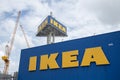 IKEA largest furniture store chain from Sweden construction expand new area in Thailand at Central Plaza Westgate.,07 June 2020,