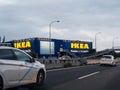 Ikea in Palma de Mallorca Spain with cars highway