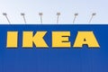 IKEA sign on a wall in Canberra, Australia
