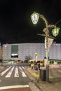 Night view of the new year illuminations of the Sunshine Street in Ikebukuro.