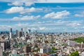 Ikebukuro skyline in Tokyo Royalty Free Stock Photo