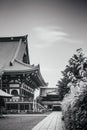 Ikegami Honmon-ji Temple and old historic Japanese buildings in