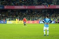 Iker Casillas, the goalkeeper of Spain during a match Royalty Free Stock Photo