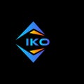 IKO abstract technology logo design on white background. IKO creative initials letter logo concept Royalty Free Stock Photo