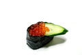 Ikura gunkan sushi in the white #2