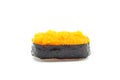 Ikura (salmon roe) gunkan maki sushi