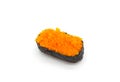 Ikura (salmon roe) gunkan maki sushi