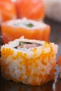 Ikura sushi Royalty Free Stock Photo