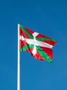 Ikurrina. Basque Country flag. Spain.