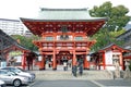 Ikuta Shrine in Kobe, Japan.