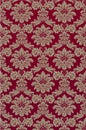 Decorative ornament, seamless texture. Color scheme, retro style, Royalty Free Stock Photo