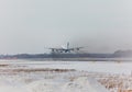 IL-96 flies from Novosibirsk
