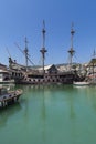 Il Galeone Neptune pirate ship in Genoa, Italy