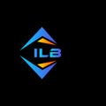 ILB abstract technology logo design on white background. ILB creative initials letter logo concept Royalty Free Stock Photo