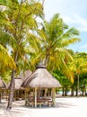 Ile Aux Cerfs Island touristic resort. Royalty Free Stock Photo