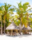 Ile Aux Cerfs Island touristic resort. Royalty Free Stock Photo