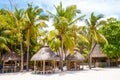 Ile Aux Cerfs Island touristic resort. Royalty Free Stock Photo