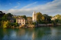 Ile Barbe in Lyon, France Royalty Free Stock Photo