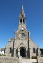 The Church on The Ile De Batz FinistÃÂ¨re Brittany Royalty Free Stock Photo