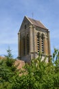 France, the picturesque church of Herouville