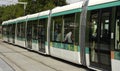 tramway in Paris Royalty Free Stock Photo