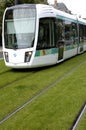 France, tramway in Paris Royalty Free Stock Photo