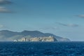 Ile de la Giraglia on the northern tip of Cap Corse Royalty Free Stock Photo