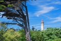 Ile de Re lighthouse Phare des Baleines Royalty Free Stock Photo