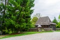 Ilea House and the exterior architecture, Maramures Village Museum, Romania