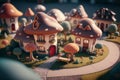 iled, magical worldMushroom Kingdom: An Unreal World of Intricate, Color-Coded Cottages