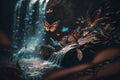iled realityButterflies and Insects: Enchanting Flight by Mesmerizing Waterfall in Unreal Engine 5