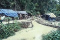 Ilegal gold mining on Yanomami land in Brazil Royalty Free Stock Photo