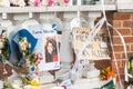 ILFORD, LONDON, ENGLAND- 2nd July 2022: Zara Aleena memorial at the site where she was murdered