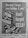 Vintage Ilford Selo photographic Film advert. 1941 Royalty Free Stock Photo