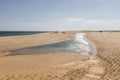 Ilha Deserta in Faro in Algarve Portugal Royalty Free Stock Photo