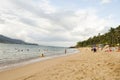 Ilhabela beach, Sao Paulo, Brazil. Tourist beach concept