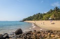 People at Praia da Feiticeira Beach - Ilhabela, Sao Paulo, Brazil