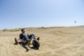 Filipe Lemos on a Kitebuggy