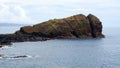 Ilheu de Rosto de Cao, Dog Face Islet, on the south coast of the island of Sao Miguel, Azores, Portugal