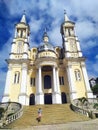 08.03.2022. Ilheus, Bahia, Brazil. Cathedral of San Sebastian. Historic monument of the city of Ilheus